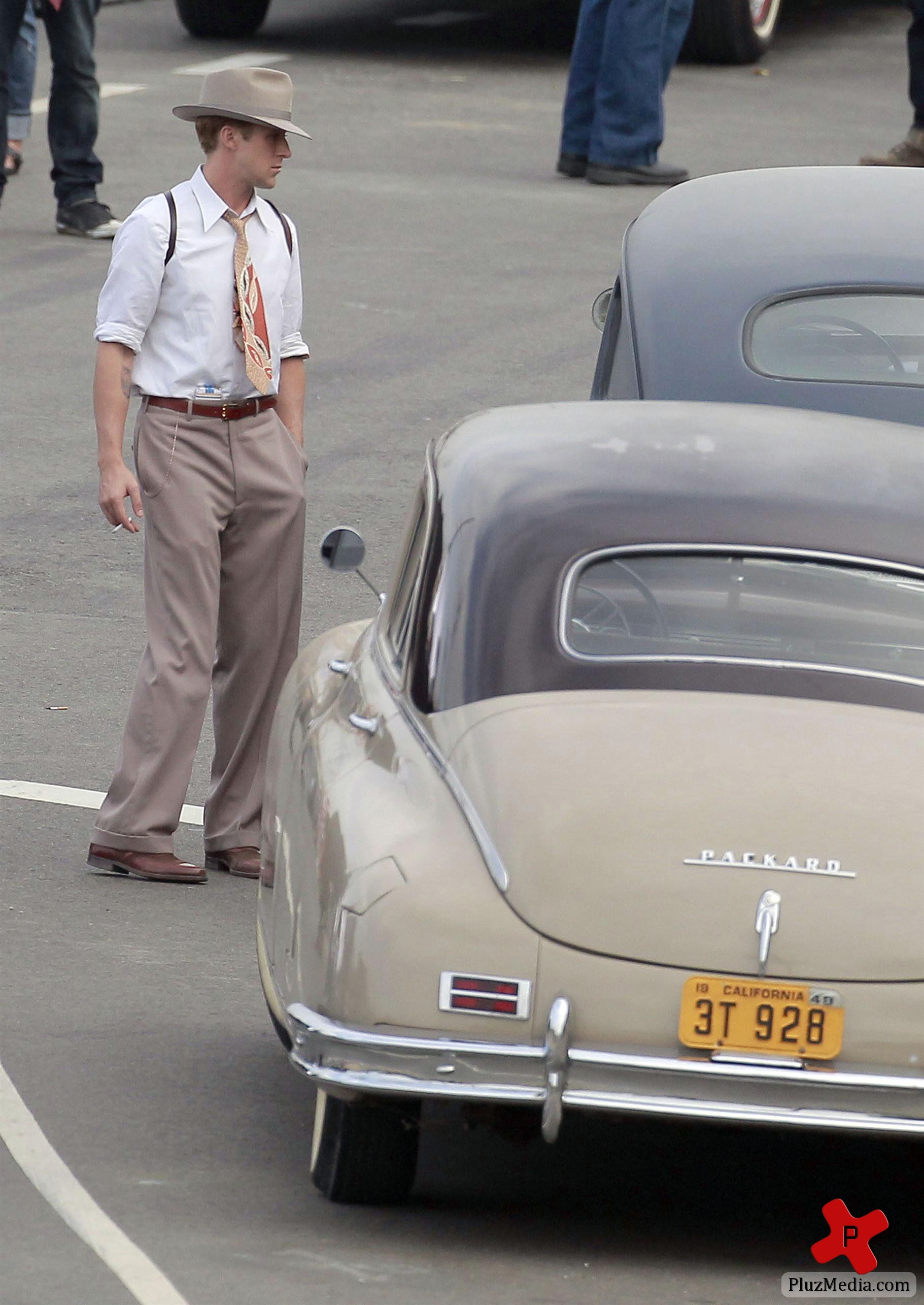 Ryan Gosling on the set of his new movie 'The Gangster Squad' photos | Picture 79008